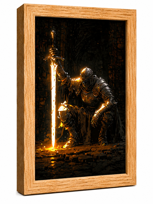 Knight with the Sword of Fire